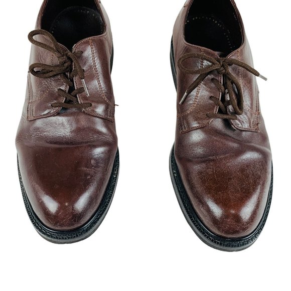Hitchcock 150 Brown Leather Oxford Men\'s Wide Dress Shoes 13 3E main image 8